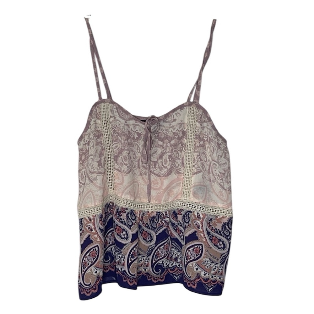 ❤️ EXPRESS Paisley Tank Top Size S